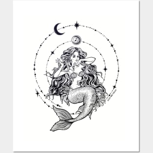 Magical Mermaid Posters and Art